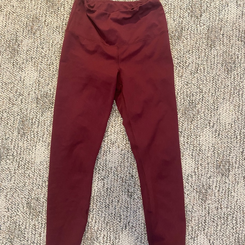 Yogalicious Legging, S, Red/Burgundy